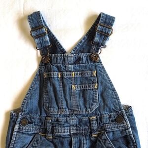 babyGap 1969 jersey lined denim carpenter overalls 18-24 months baby unisex